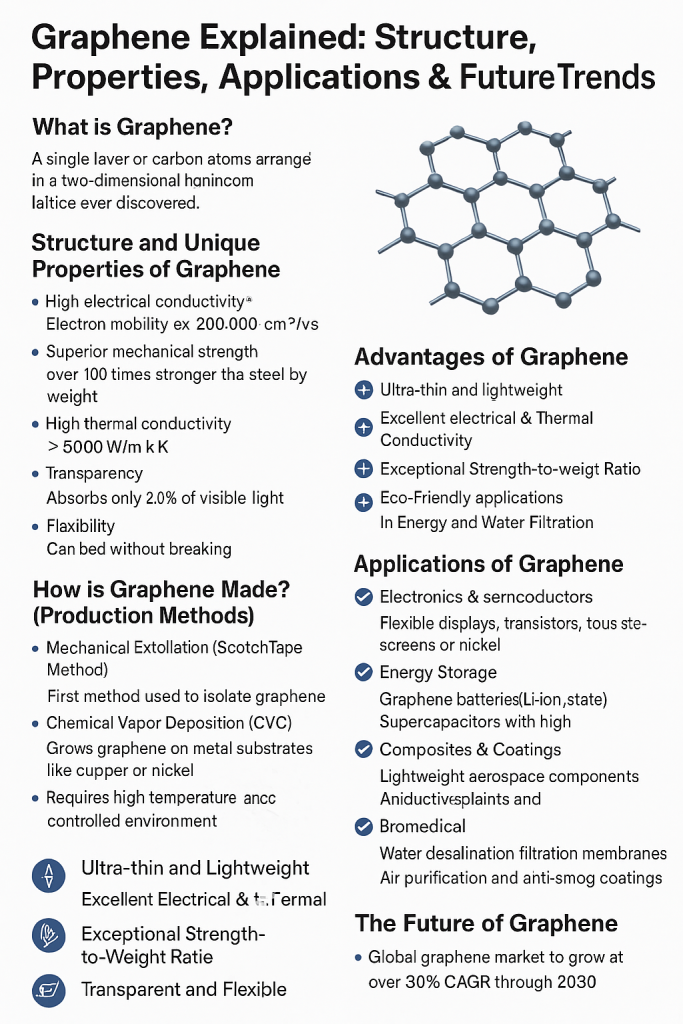 Graphene Explained: Structure, Properties, Applications & Future Trends