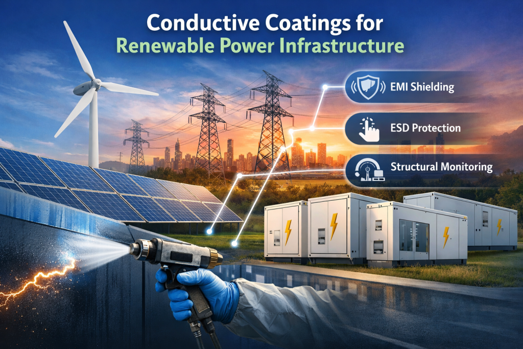 Conductive Coatings for Renewable Power Infrastructure
