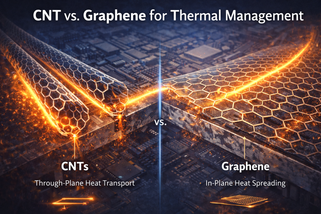 CNT vs. Graphene for Thermal Management