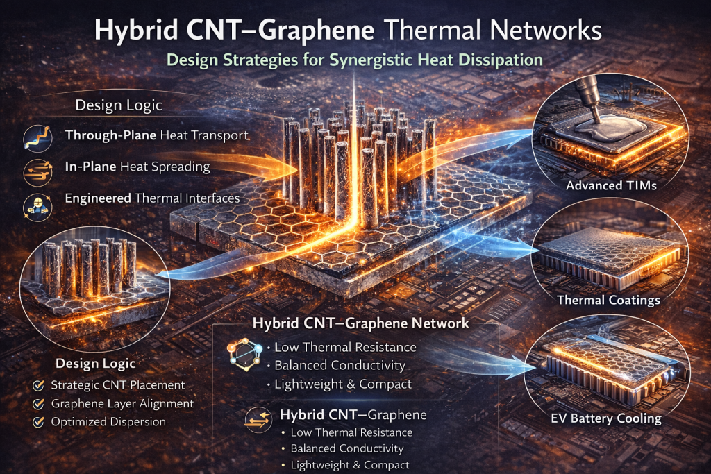 Hybrid CNT–Graphene Thermal Networks – Design Strategies