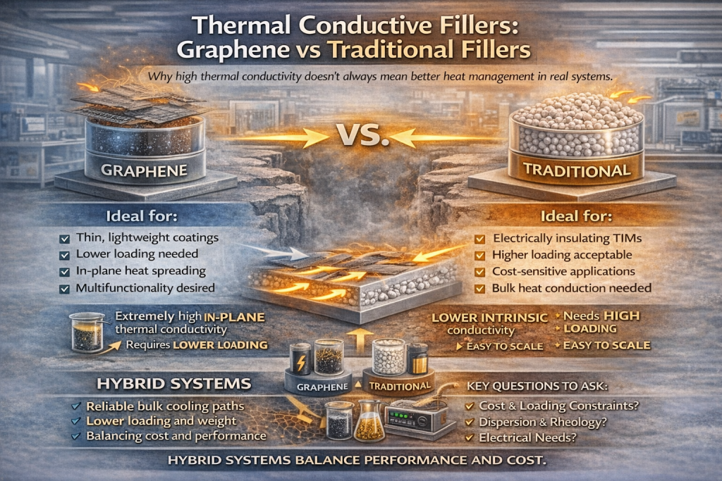 Thermal Conductive Fillers: Graphene vs Traditional Fillers