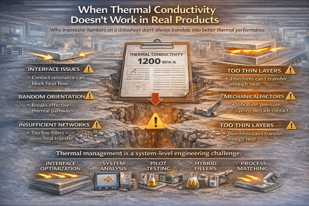 When High Thermal Conductivity Doesn’t Work in Real Products
