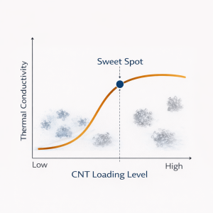 CNT Loading Level vs Thermal Conductivity – Where Is the Sweet Spot?