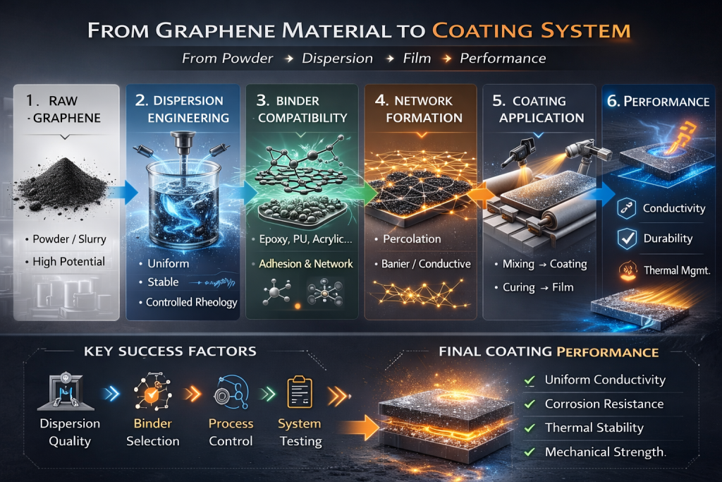 From Graphene Material to Coating System