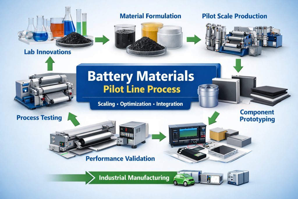 What a Battery Materials Pilot Line Actually Does