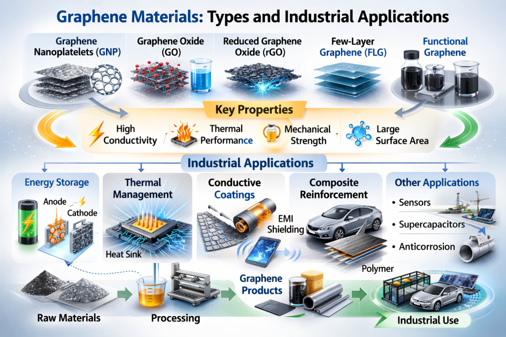 Understanding Graphene Materials: Types and Industrial Applications