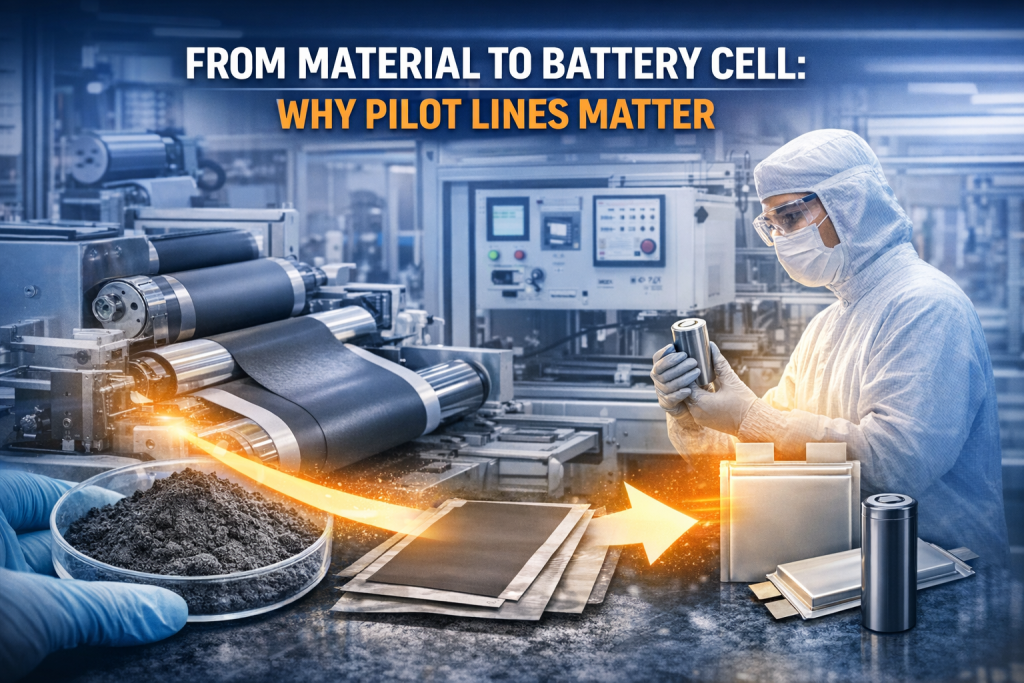 From Material to Battery Cell: Why Pilot Lines Matter