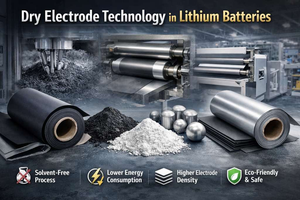 Dry Electrode Technology in Lithium Batteries
