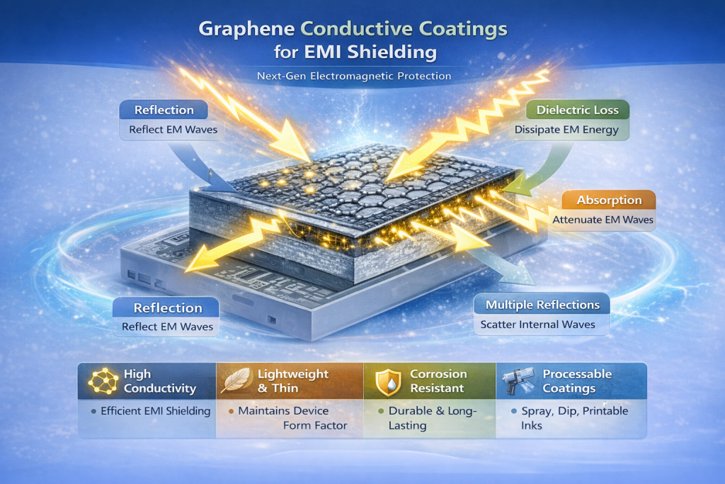 Graphene Conductive Coatings for EMI Shielding