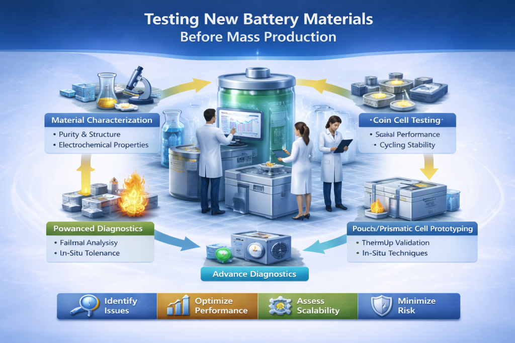 Testing New Battery Materials Before Mass Production