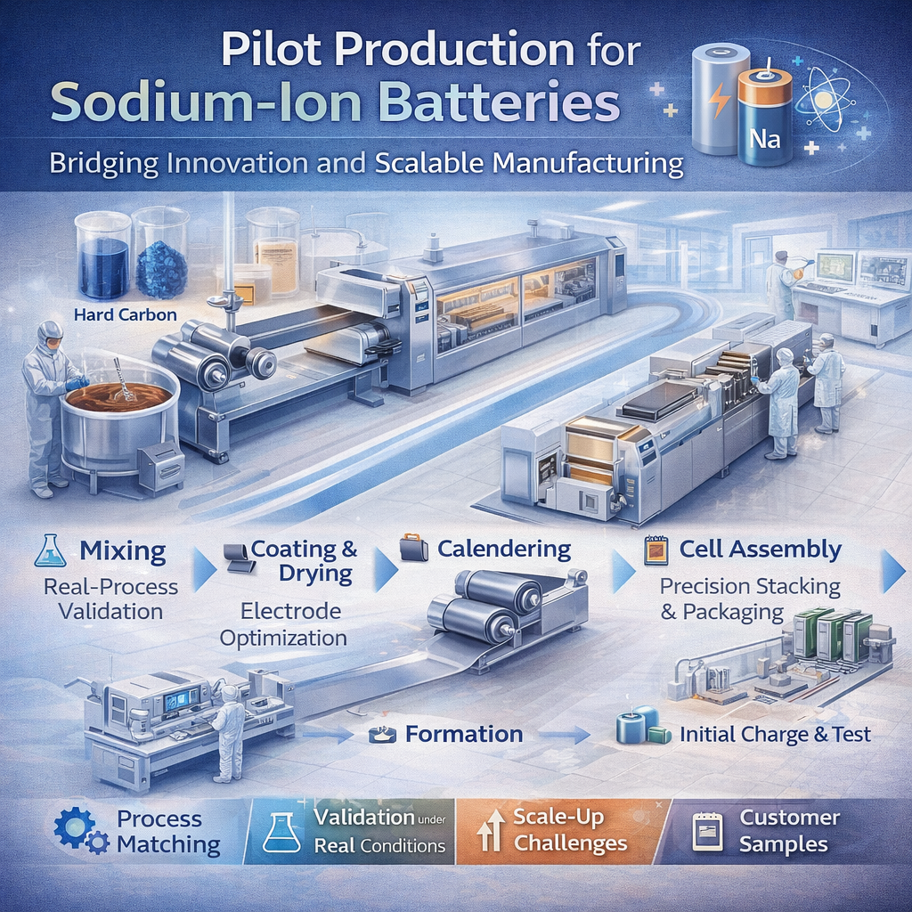 Pilot Production for Sodium-Ion Batteries