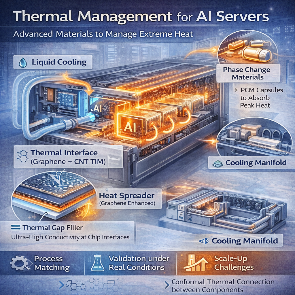 Advanced Thermal Materials for AI Servers and Electronics
