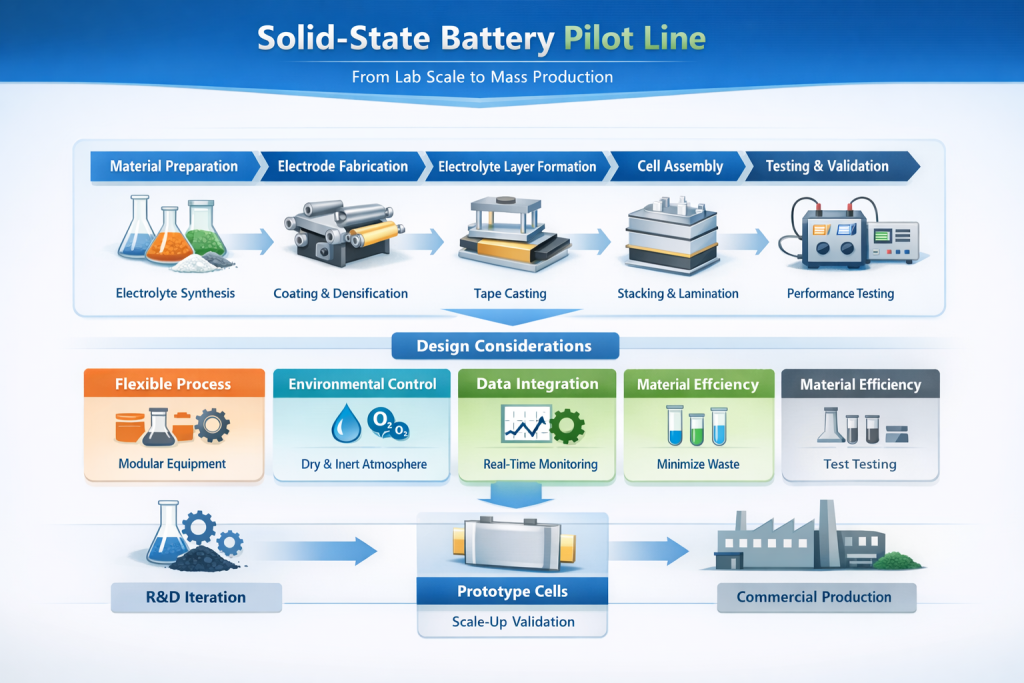 Pilot Lines for Solid-State Battery Development