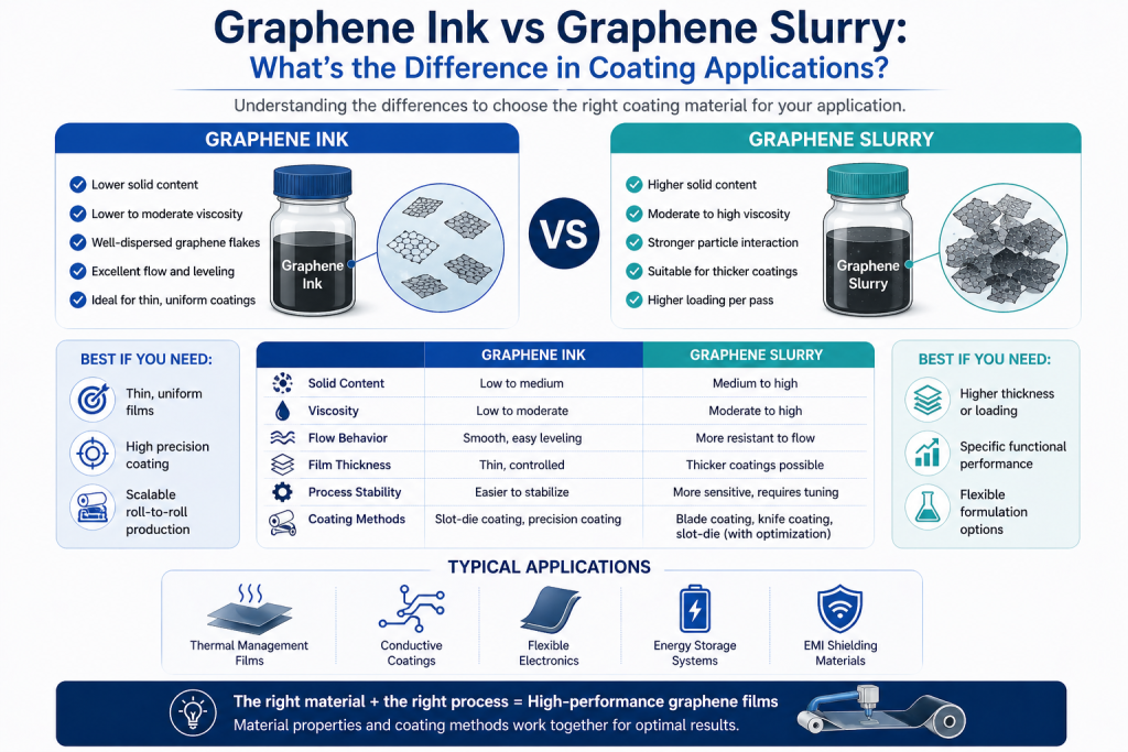 Graphene Ink vs Graphene Slurry: What’s the Difference in Coating Applications?