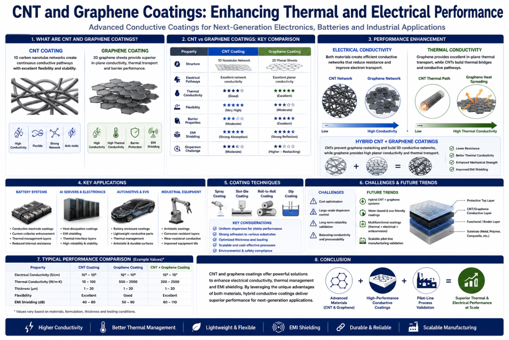 CNT and Graphene Coatings: Enhancing Thermal and Electrical Performance