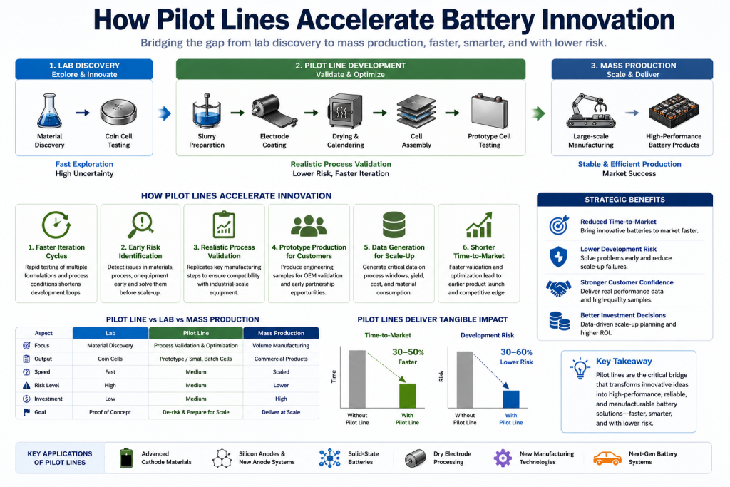 How Pilot Lines Accelerate Battery Innovation