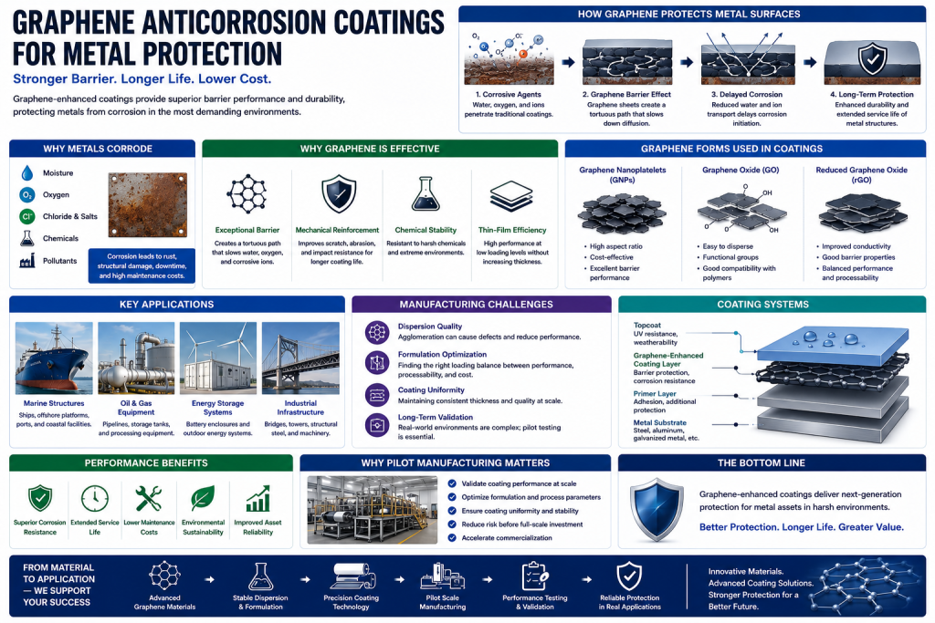 Graphene Anticorrosion Coatings for Metal Protection