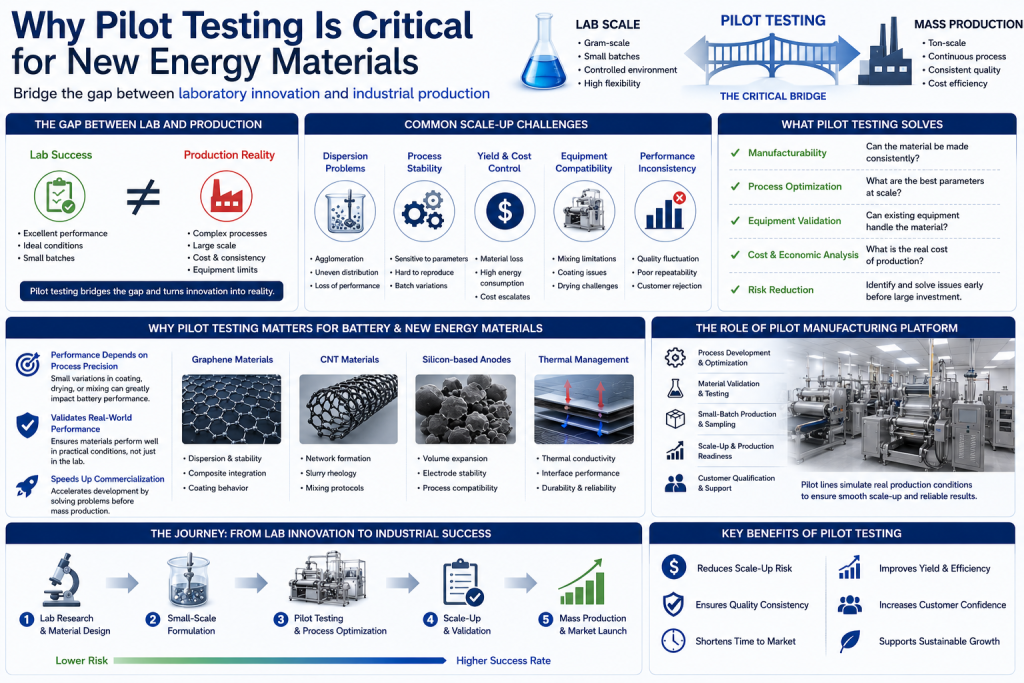Why Pilot Testing Is Critical for New Energy Materials
