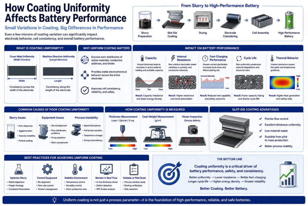 How Coating Uniformity Affects Battery Performance