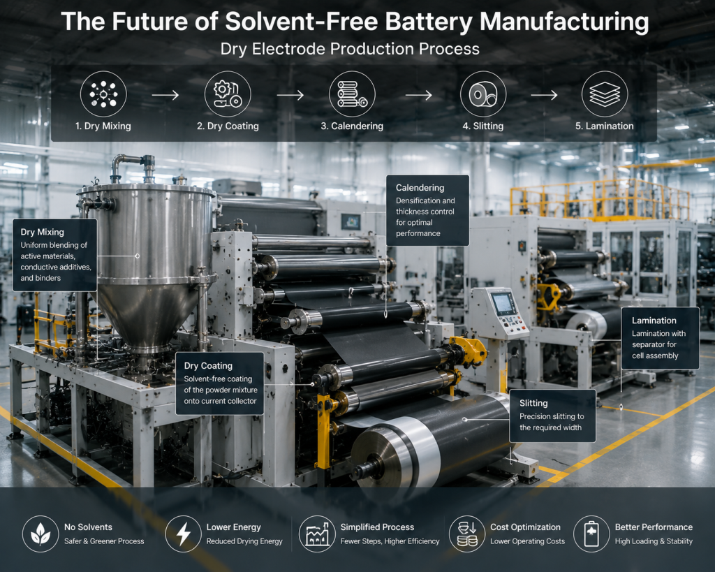 The Future of Solvent-Free Battery Manufacturing