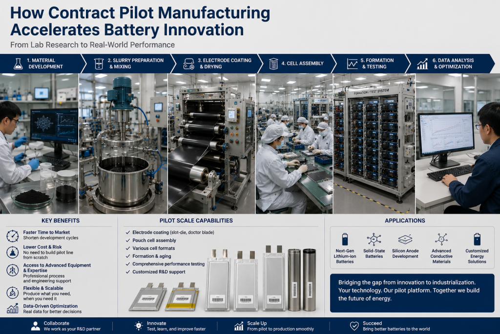 How Contract Pilot Manufacturing Accelerates Battery Innovation