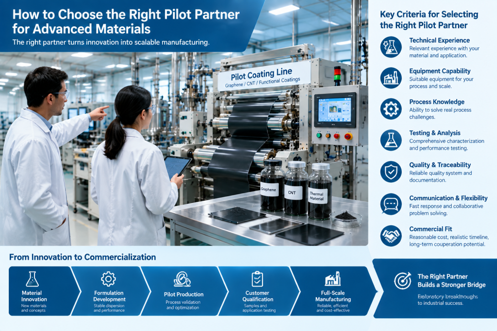 How to Choose the Right Pilot Partner for Advanced Materials