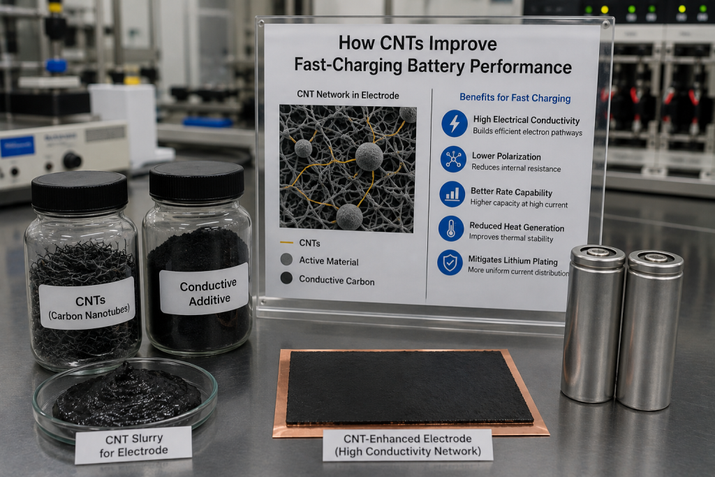 How CNTs Improve Fast-Charging Battery Performance