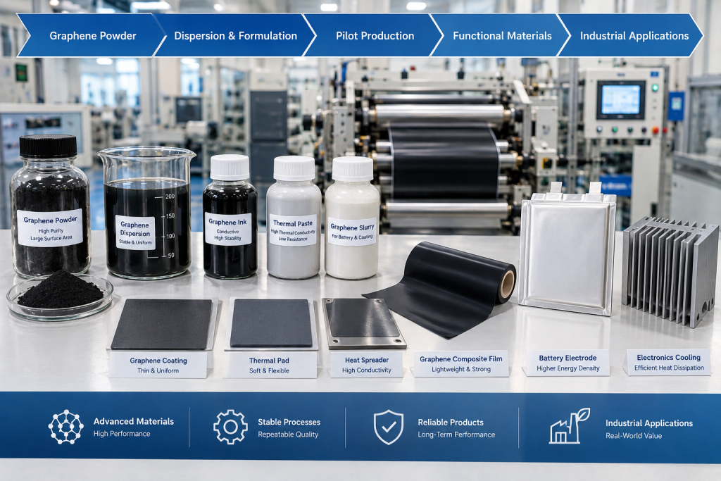 From Prototype to Product: Graphene in Industrial Applications