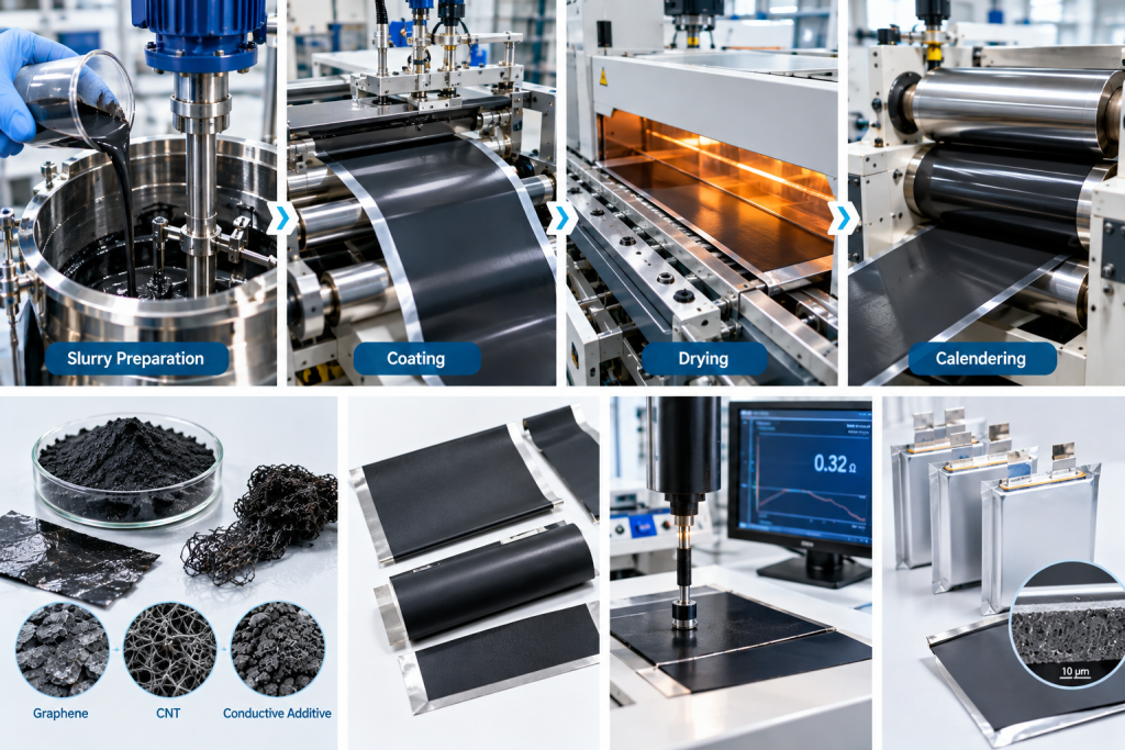 Pilot-Scale Validation for Conductive Coatings and Electrodes